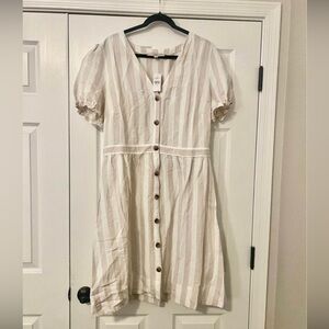 FINAL PRICE - NWT Loft striped dress🍦